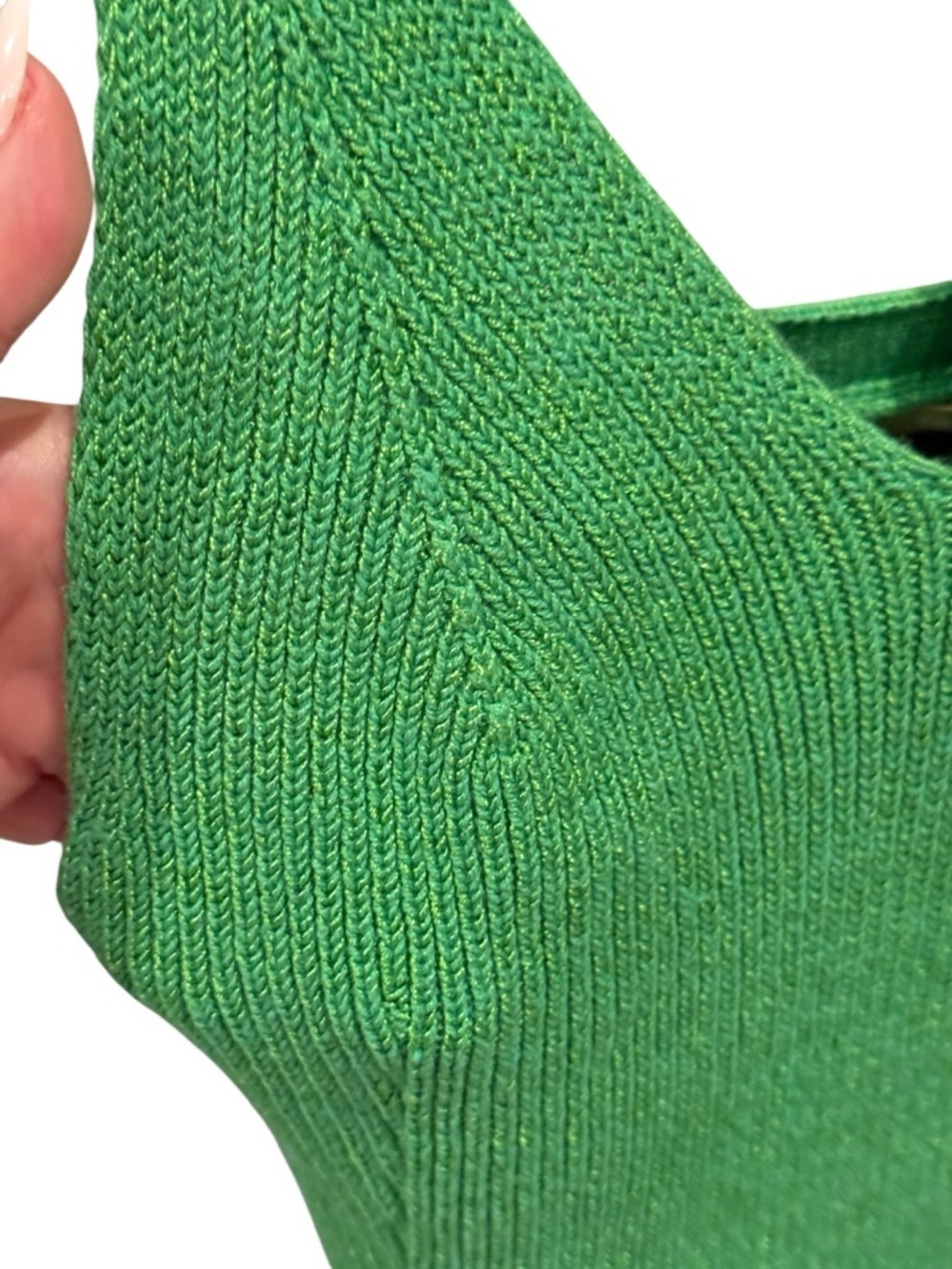 Anthropologie Maeve Emerald Green Knit Cami - Picture 4 of 8